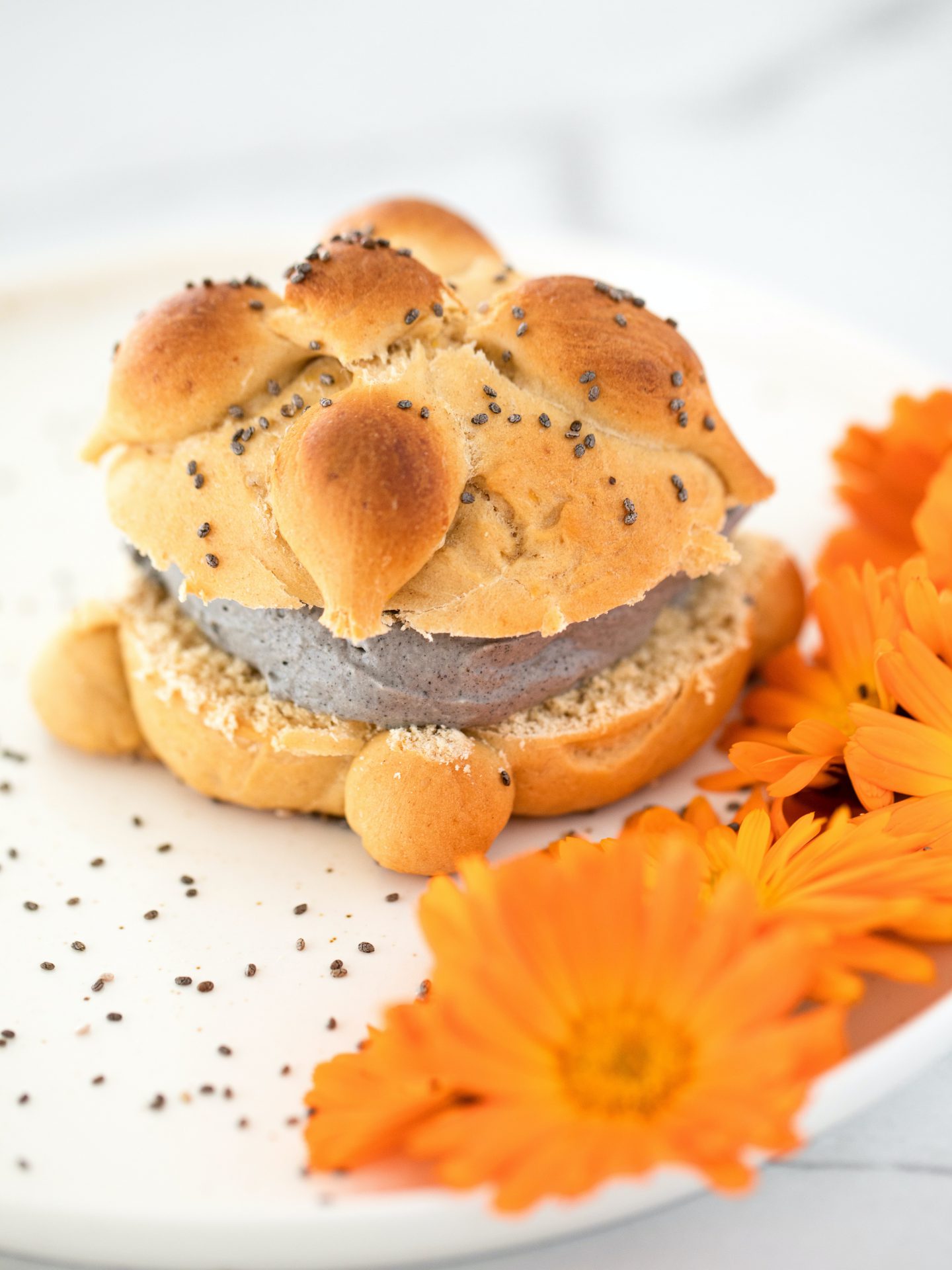 Peach Melba mini tartlets with a honeyed whisky glaze