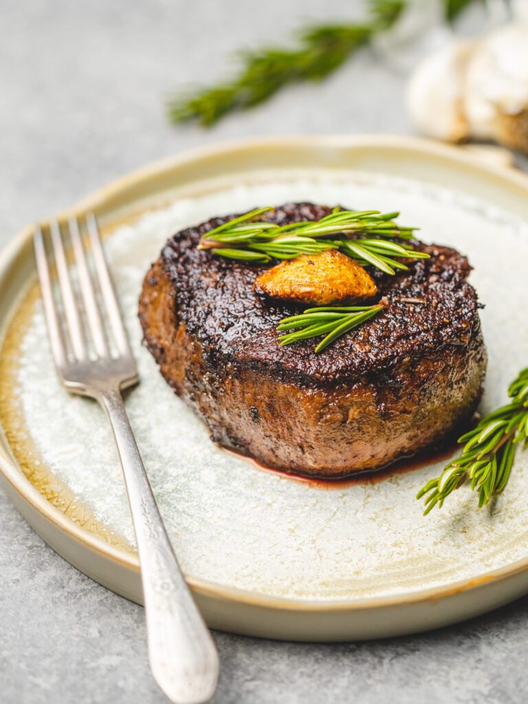 Grilled courgette & aubergine with whipped feta